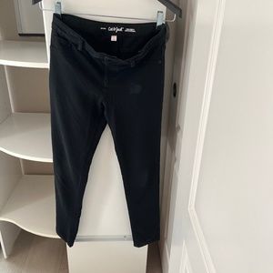 Cat & Jack Kids Black Jeggings WORN WITH STAIN